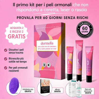 Dermelia - Kit Trilogy per la depilazione